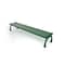 Frog Furnishings Green 8' Heritage Backless Bench with Green Frame PB 8GREGFHERBAC - alternate 1